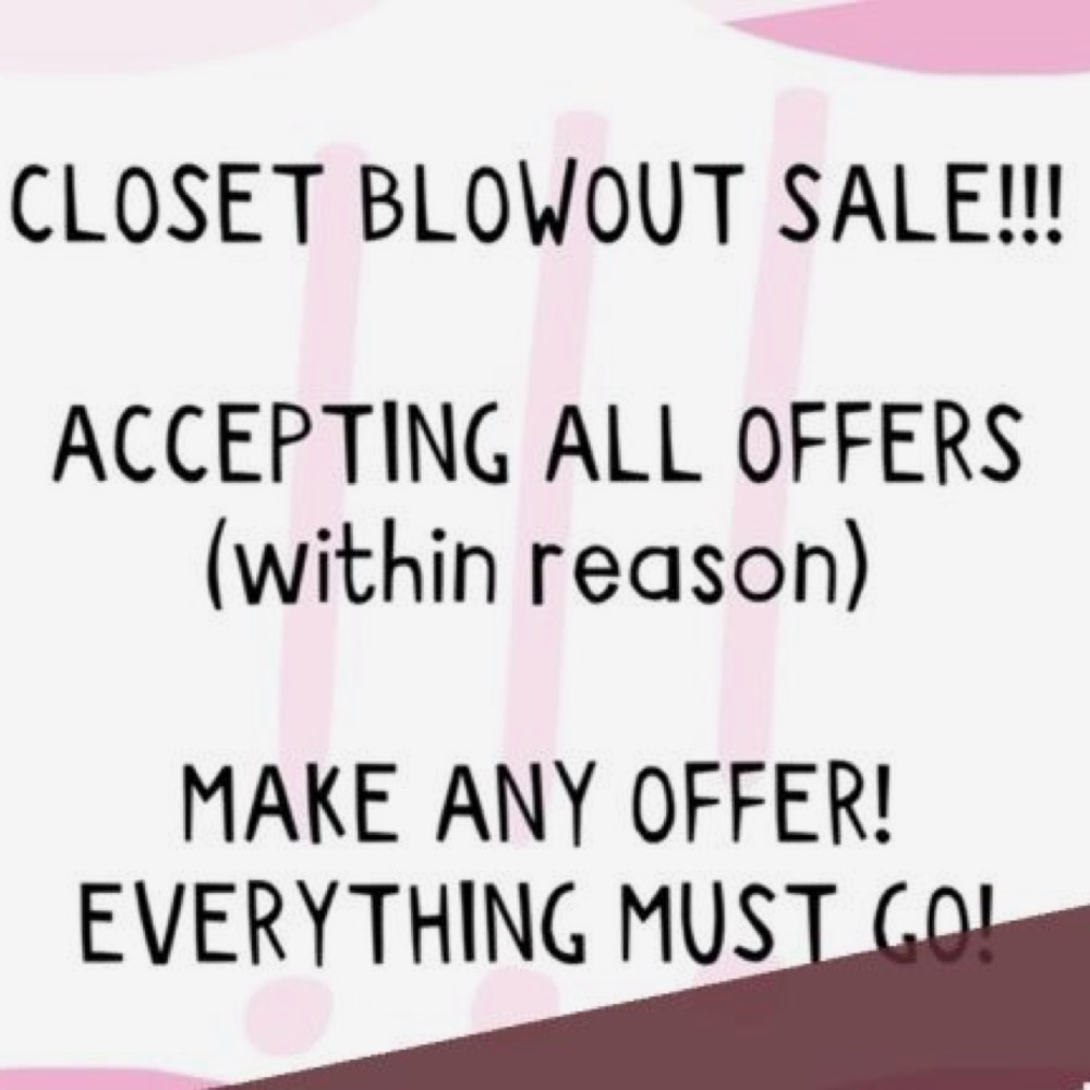 Everything in my closet!